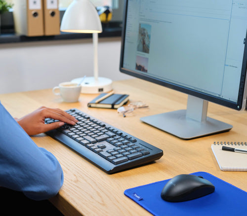 Trust Primo keyboard Mouse included Office RF Wireless QWERTY UK English Black Trust Primo keyboard Mouse included Office RF Wireless QWERTY UK English Black
